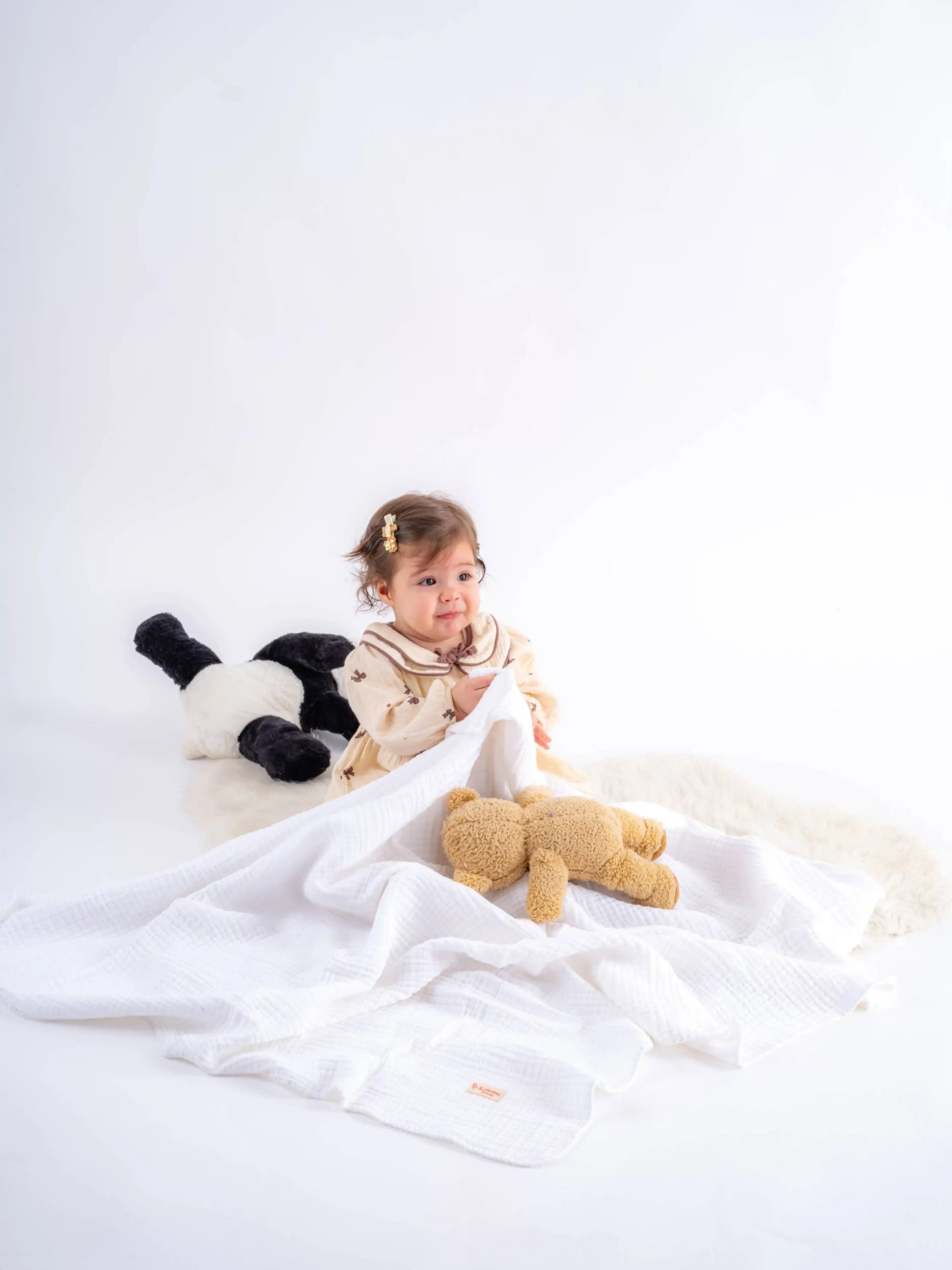 Quilted 4 Layers Muslin Blanket - BIG FRENCHIES