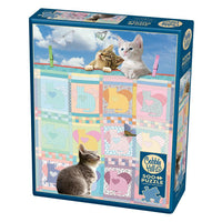 Quilted Kittens 500 Piece Jigsaw Puzzle Cobble Hill