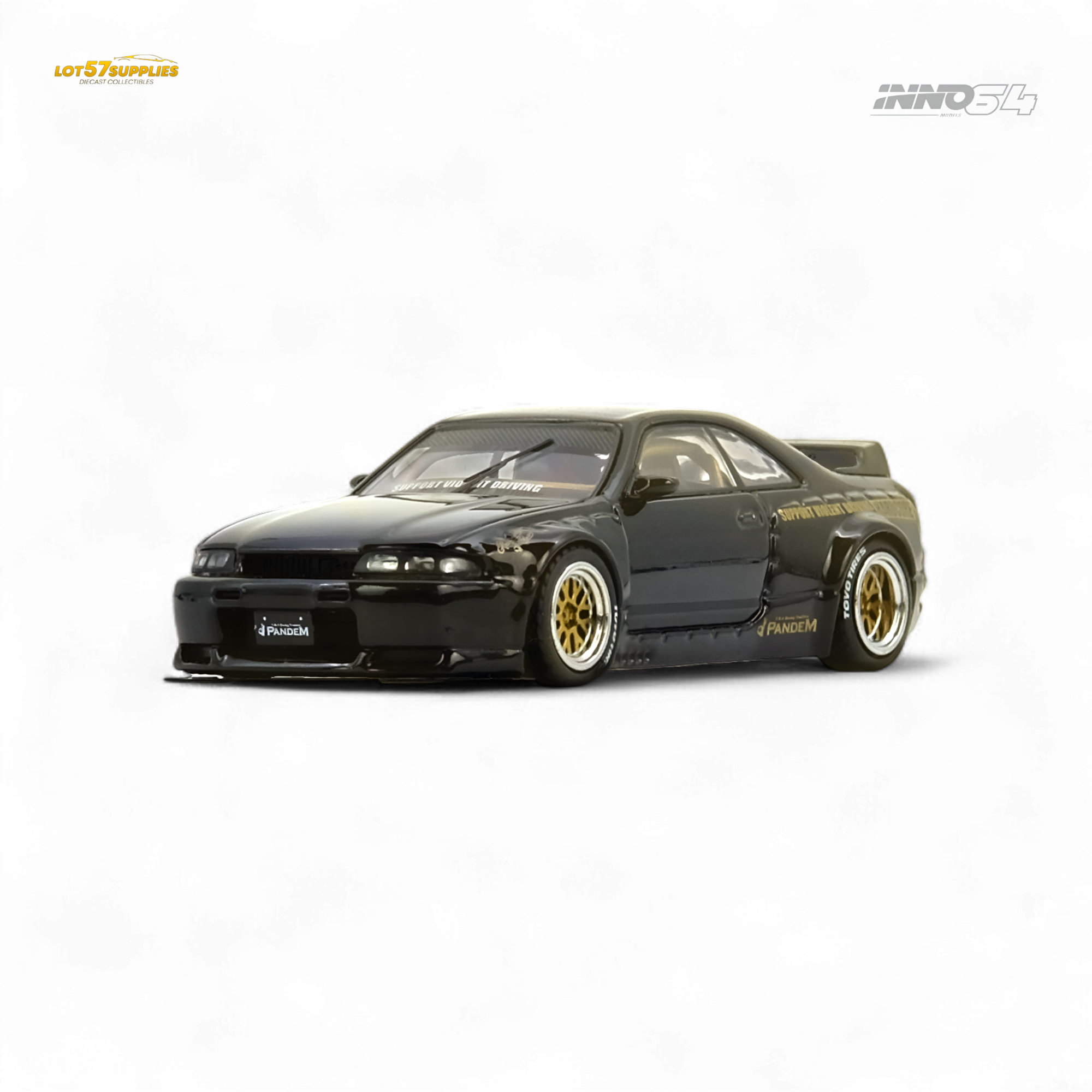 (Pre-Order) inno64 PANDEM GT-R (BCNR33) Black 1:64