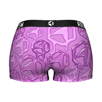 Women's Boy Shorts - Hex Drip (Lilac)