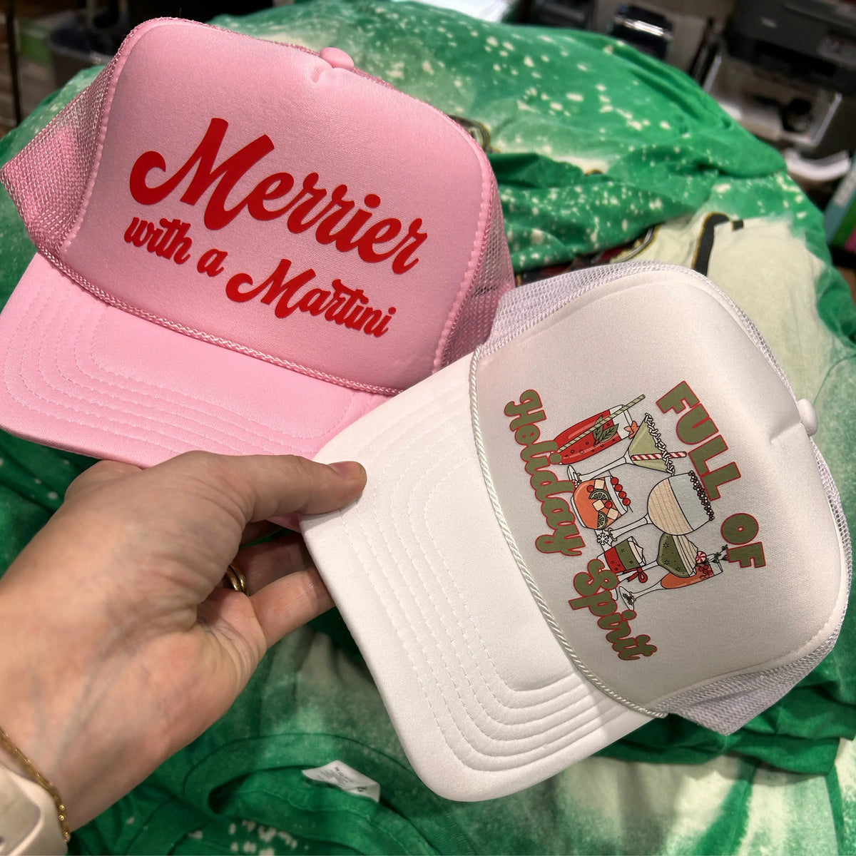 RED Merrier with a Martini Trucker - BIG FRENCHIES