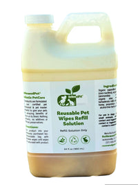 4-ALL PETS REUSABLE PET WIPES*Solution ONLY*