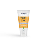 Celenes Herbal SPF 50+ Sunscreen: Hydrating UVA/UVB Protection for Dry, Sensitive Skin - Mineral & Organic Filters