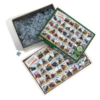 Railroads of America 1000 Piece Jigsaw Puzzle Cobble Hill - BIG FRENCHIES