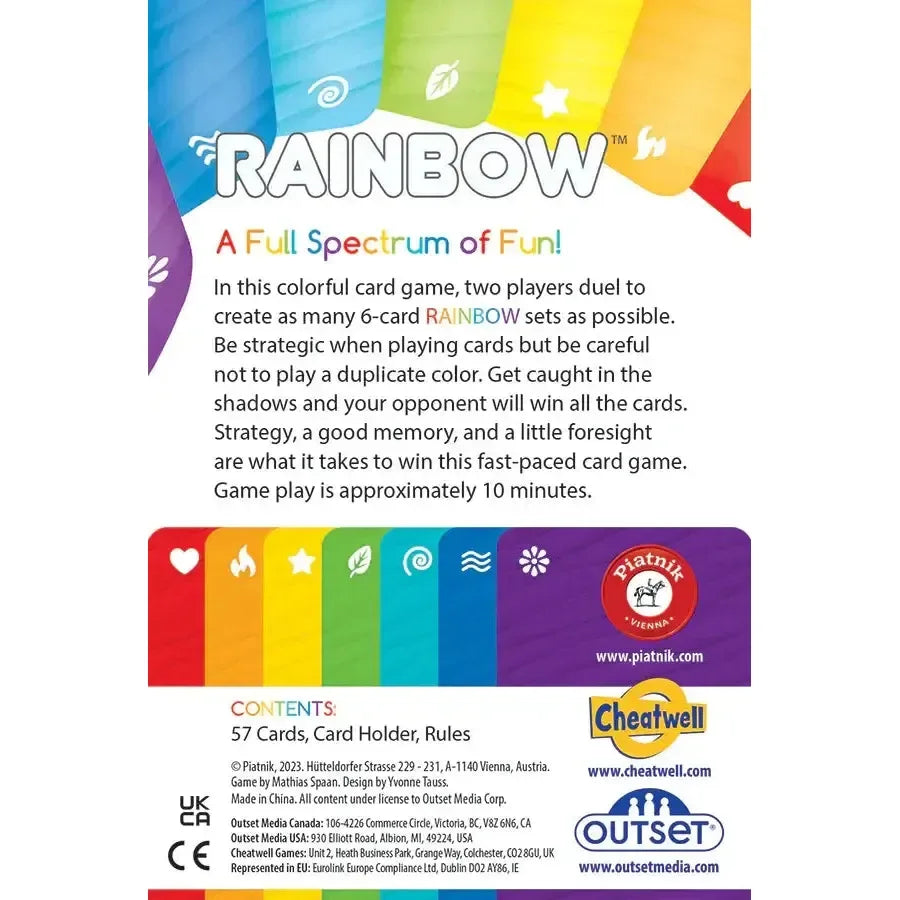 Rainbow - A Full Spectrum Strategic Card Game - Outset - BIG FRENCHIES