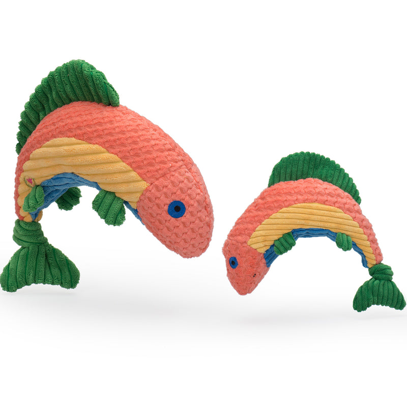 Rauccous Rainbow Trout Knottie® Plush Dog Toy - BIG FRENCHIES