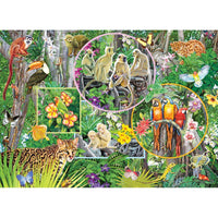 Rainforest Magic 350 Piece Family Jigsaw Puzzle Cobble Hill