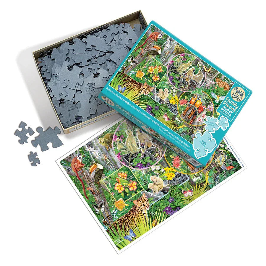 Rainforest Magic 350 Piece Family Jigsaw Puzzle Cobble Hill