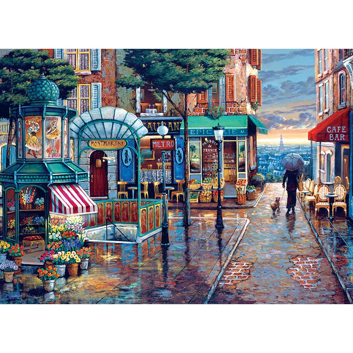 Rainy Day Stroll 1000 Piece Jigsaw Puzzle Cobble Hill