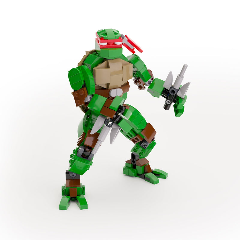 Raphael - Custom TMNT Figure made using LEGO parts - B3 Customs-Custom LEGO Kit-BIG FRENCHIES-B3 Customs