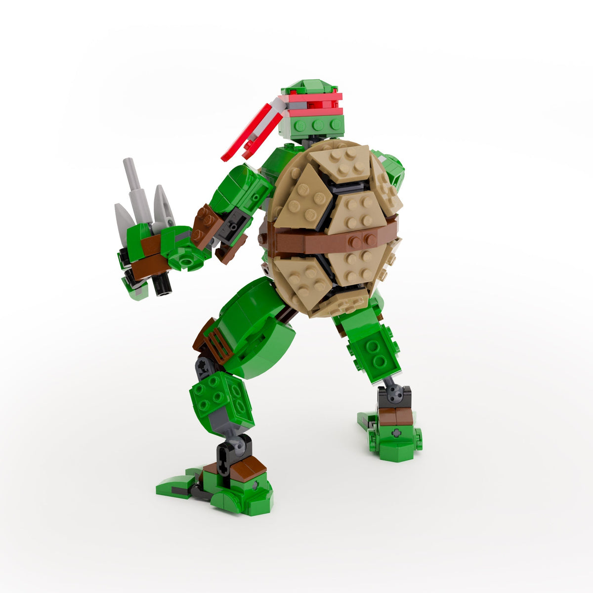 Raphael - Custom TMNT Figure made using LEGO parts - B3 Customs-Custom LEGO Kit-BIG FRENCHIES-B3 Customs