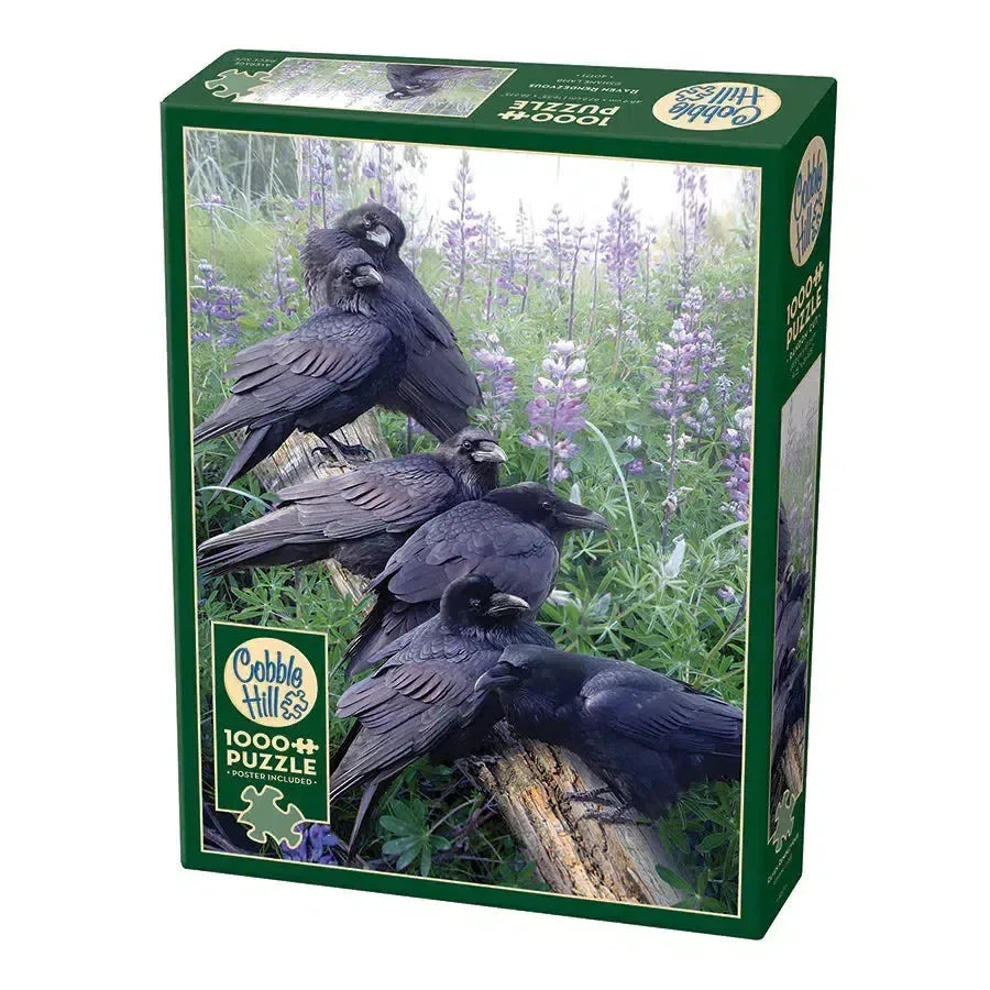 Raven Rendezvous 1000 Piece Jigsaw Puzzle Cobble Hill - BIG FRENCHIES
