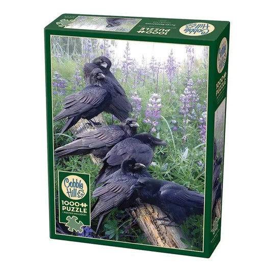Raven Rendezvous 1000 Piece Jigsaw Puzzle Cobble Hill - BIG FRENCHIES