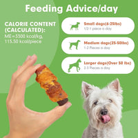 Rawhide Free Dog Treats 3 Inch Chicken Duck Beef Rolls 16 Count 21oz
