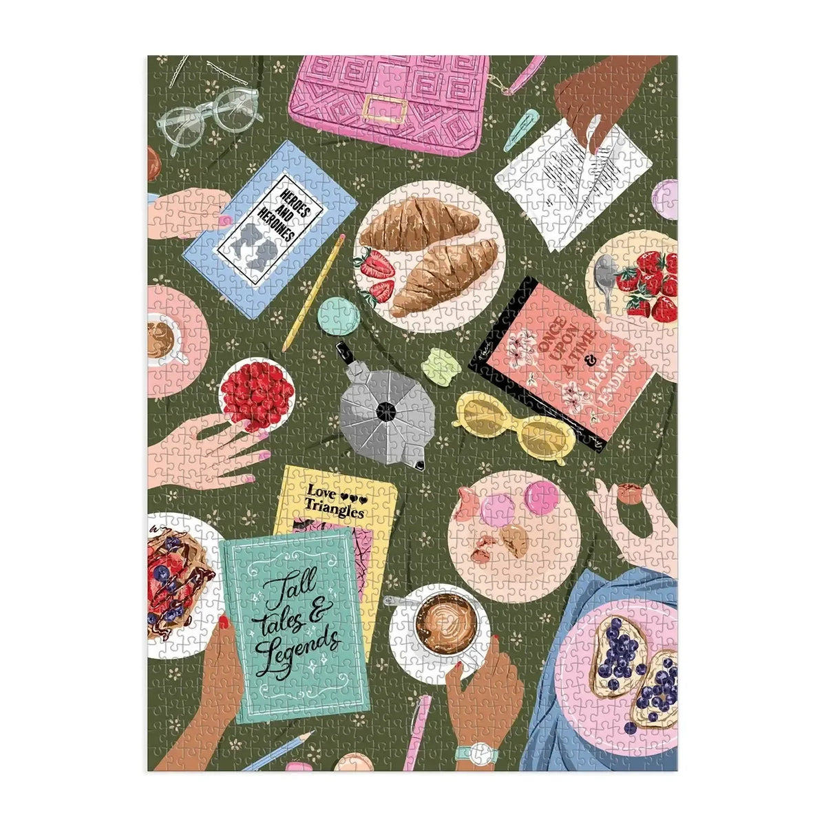 Reader's Society 1000 Piece Jigsaw Puzzle Galison - BIG FRENCHIES