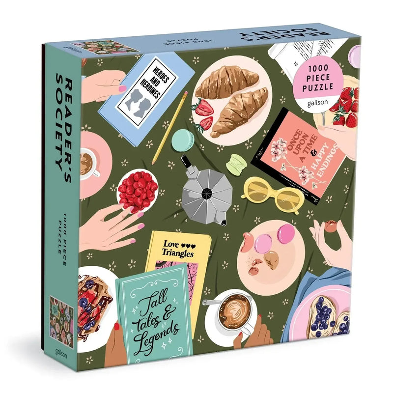 Reader's Society 1000 Piece Jigsaw Puzzle Galison - BIG FRENCHIES