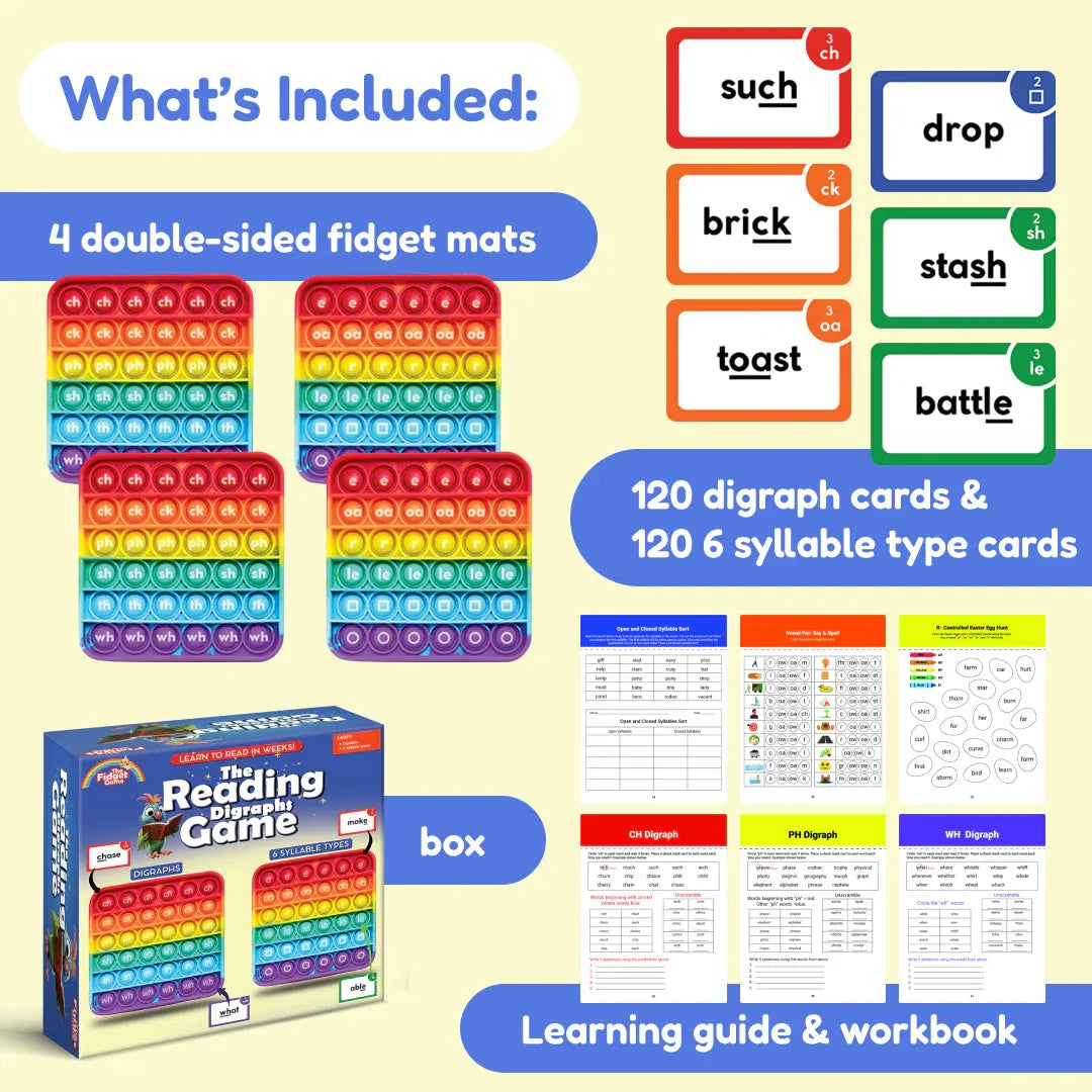 The Reading Digraphs Game - BIG FRENCHIES