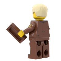 IPS Delivery Driver (Male) -  Custom Printed Minifig - Made Using LEGO® Parts