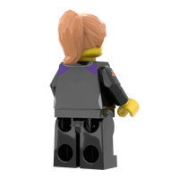 FedBx Delivery Driver (Female) -  Custom Printed Minifig - Made Using LEGO® Parts
