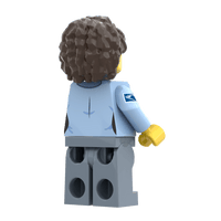 United Studs Postal Worker (Female) -  Custom Printed Minifig - Made Using LEGO® Parts