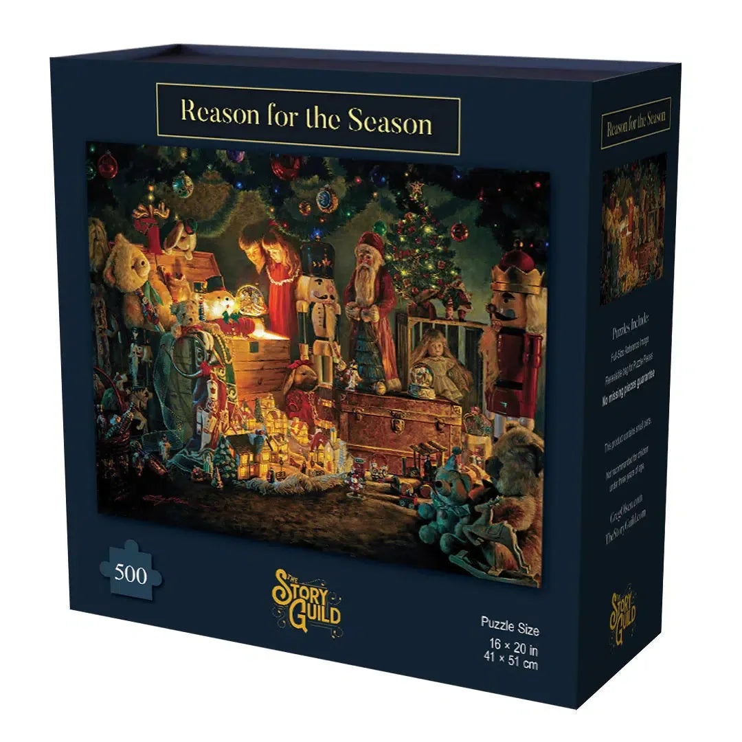 Reason for the Season 500 Piece Jigsaw Puzzle Story Guild - BIG FRENCHIES