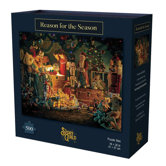 Reason for the Season 500 Piece Jigsaw Puzzle Story Guild - BIG FRENCHIES