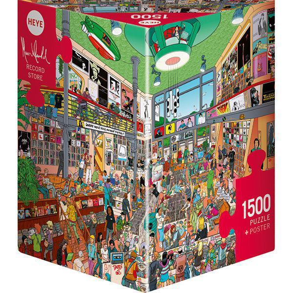Record Store 1500 Piece Jigsaw Puzzle Heye - BIG FRENCHIES