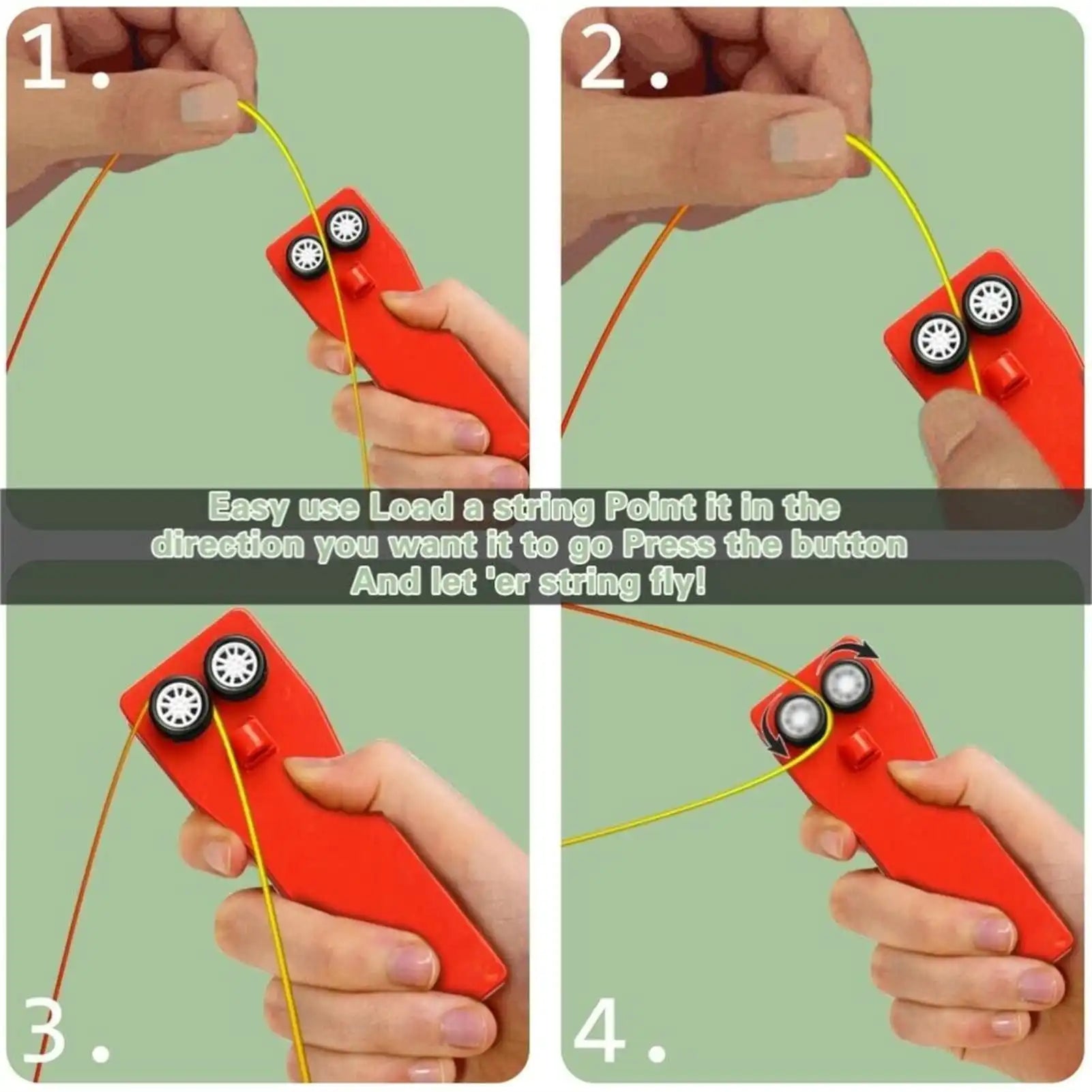 MEACAOFG FuXinWorld Lasso String Toy Lasso String Shooter Toy Lasso String Launcher Creative Handheld Cat Rop