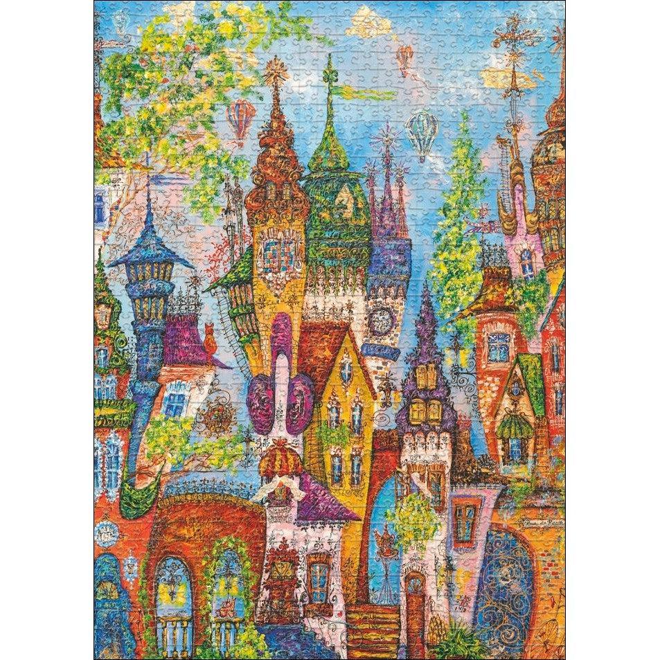 Red Arches Charming Village 1000 Piece Jigsaw Puzzle Heye - BIG FRENCHIES