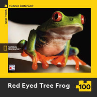 Red Eyed Tree Frog 100 Piece Mini Jigsaw Puzzle NYPC