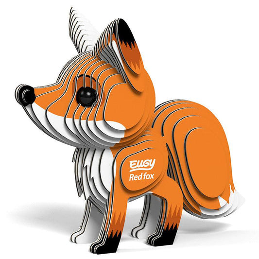 Red Fox 3D Cardboard Model Kit Eugy