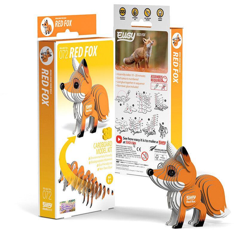 Red Fox 3D Cardboard Model Kit Eugy - BIG FRENCHIES