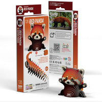 Red Panda 3D Cardboard Model Kit Eugy