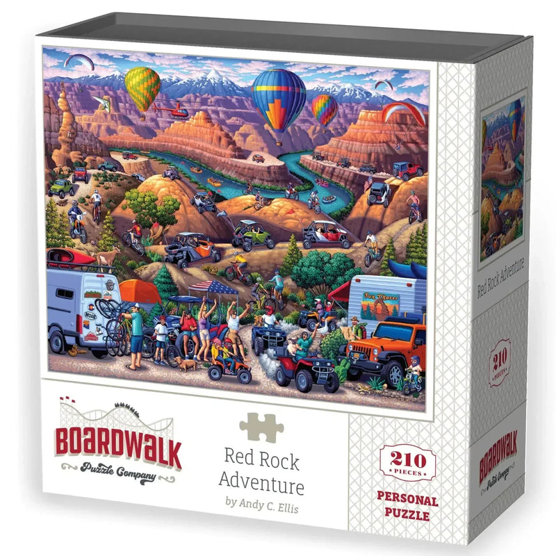 Red Rock Adventure 210 Piece Jigsaw Puzzle Boardwalk - BIG FRENCHIES