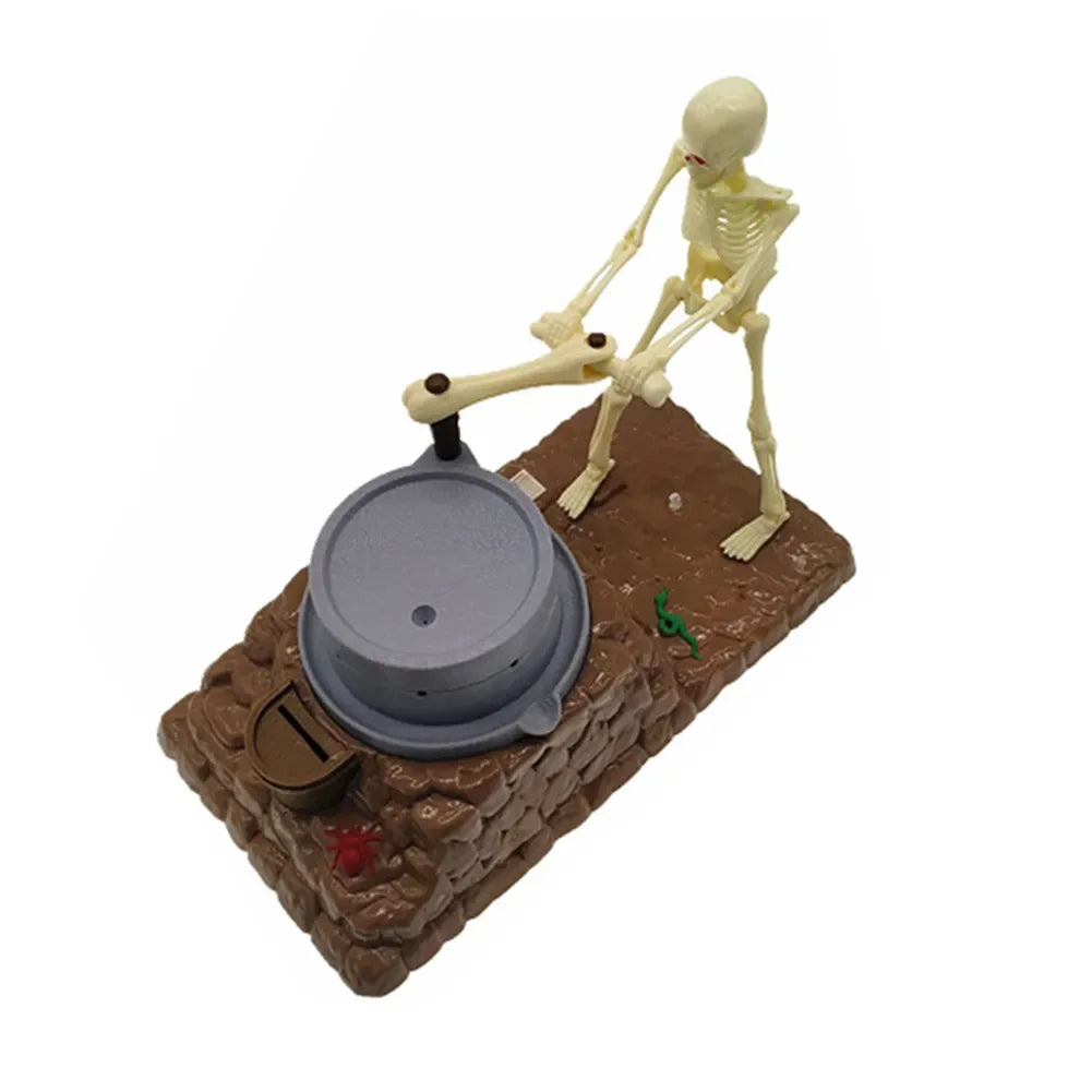 MEACAOFG Funny Piggy Bank Automatic Skull Ghost Grinding Creative Music Coin Money Saving Box Baby Kids Child Gift - BIG FRENCHIES