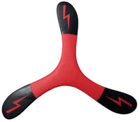 Red Bolt Boomerang - Fast Catch with Attitude! For kids and teens
