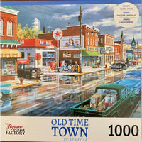 Reflections on Main Street Old Time Town 1000 Piece Jigsaw Puzzle Leap Year