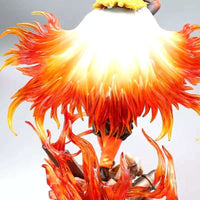 Rengoku Kyoujurou Flame Hashira Anime Figure, Demon Slayer Kimetsu no Yaiba Figurines 30 cm