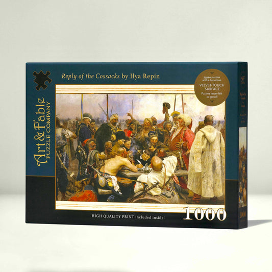 Reply of the Cossacks 1000 Piece Premium Jigsaw Puzzle Art & Fable - BIG FRENCHIES