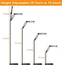 Reptile Lamp Stand w/ Adjustable Height & Swing Arm – Heat Lamp Holder