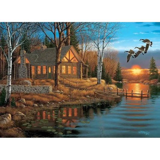 Rest Stop 1000 Piece Jigsaw Puzzle Cobble Hill - BIG FRENCHIES
