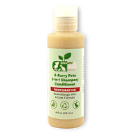 4-FURRY PETS 2-IN-1 * RESTORATIVE SHAMPOO & CONDITIONER