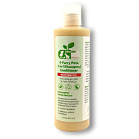 4-FURRY PETS 2-IN-1 * RESTORATIVE SHAMPOO & CONDITIONER