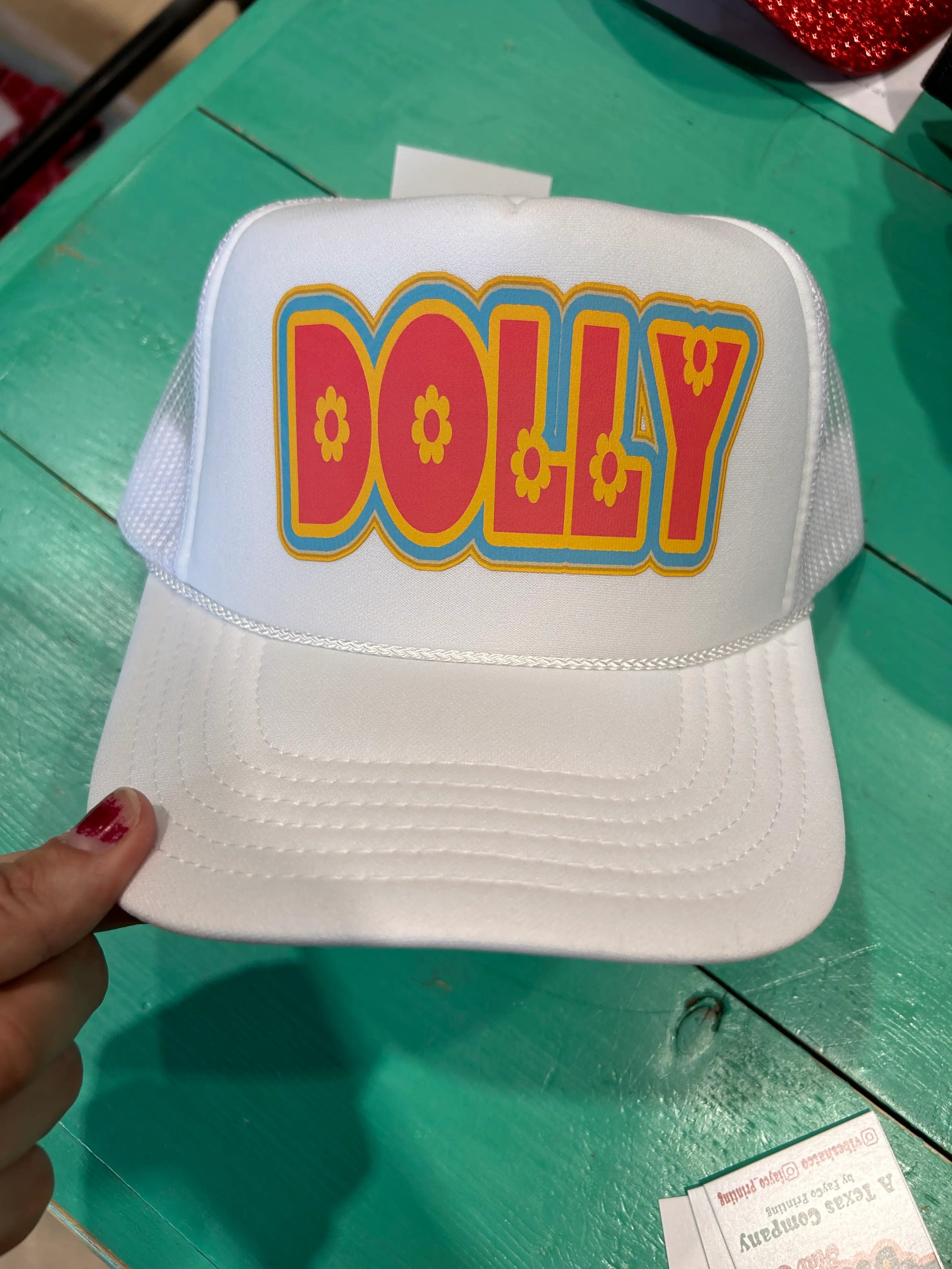 Retro Dolly Flower Trucker - BIG FRENCHIES
