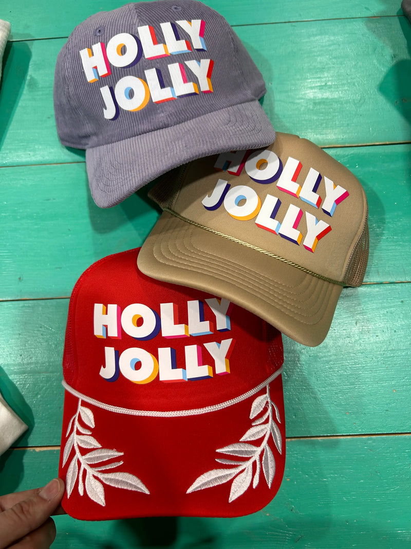 Retro Holly Jolly Trucker - BIG FRENCHIES