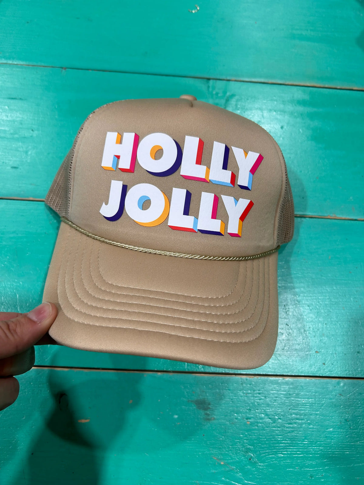 Retro Holly Jolly Trucker - BIG FRENCHIES