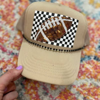 Retro Sequin Football Trucker - BIG FRENCHIES