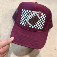 Retro Sequin Football Trucker - BIG FRENCHIES