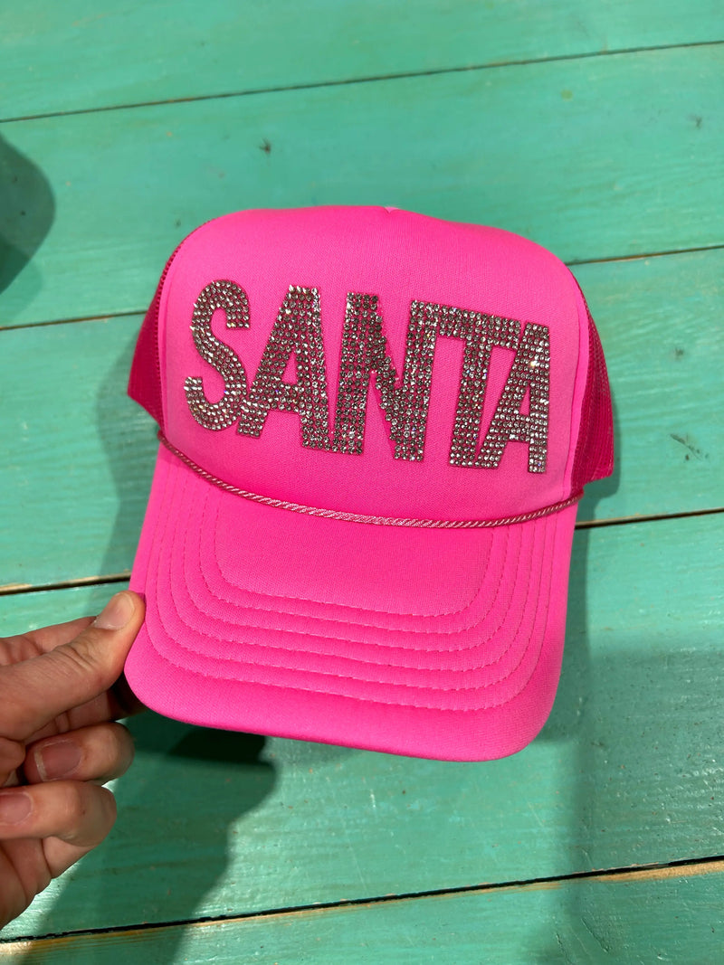 Rhinestone SANTA Trucker - BIG FRENCHIES