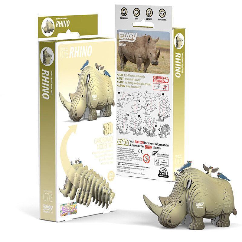 Rhino 3D Cardboard Model Kit Eugy - BIG FRENCHIES